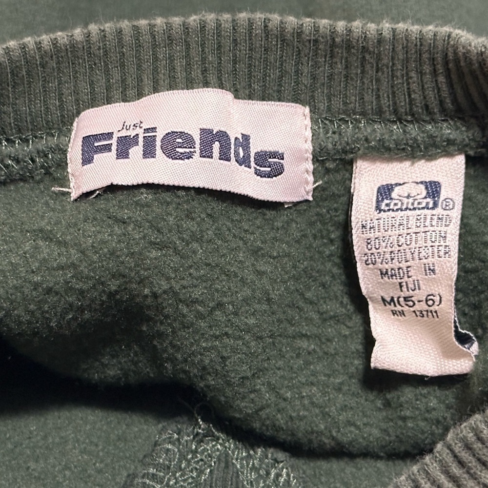Boys very soft green sweatshirt. Great condition, size M (5/6). - Picture 4 of 5